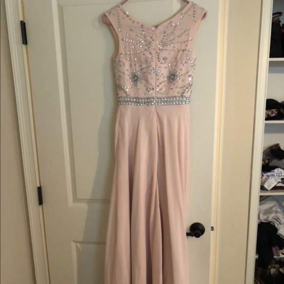 BLUSH SPECIAL OCCASION DRESS LONG - Picture 1 of 4